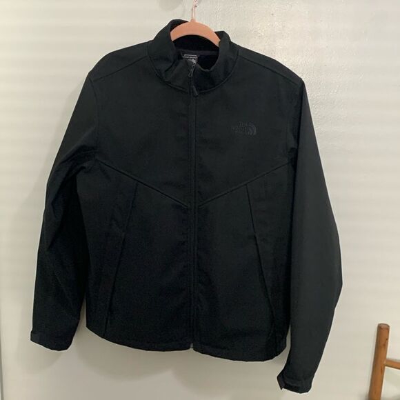 The North Face Other - The North Face Lightweight Black 
Wind Jacket Coat Fleece Lined Size Large